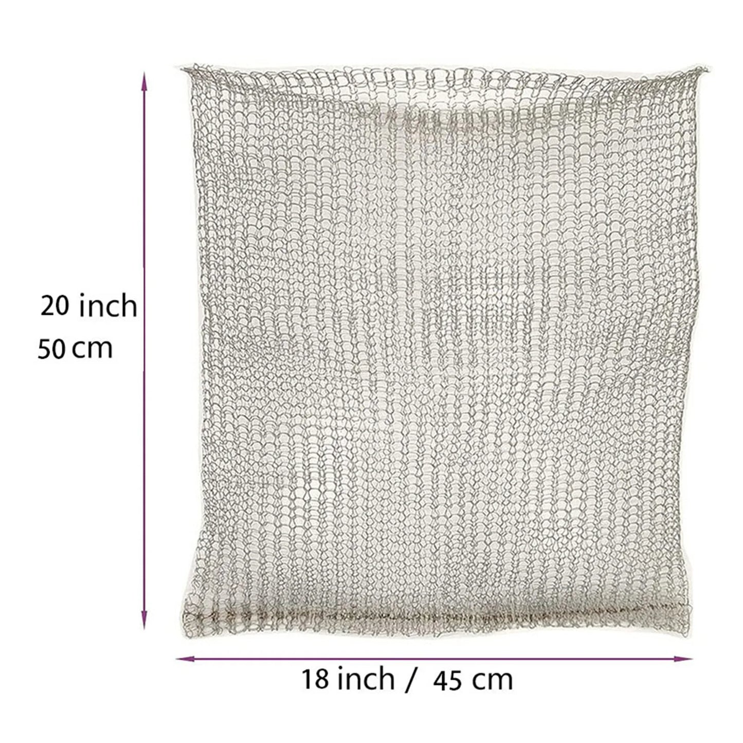 ZK20 Plant Root Guard Gopher Proof Wire Basket Mole Vole Mesh Wire Basket Underground Stainless Steel Wire Mesh Bag for Plants