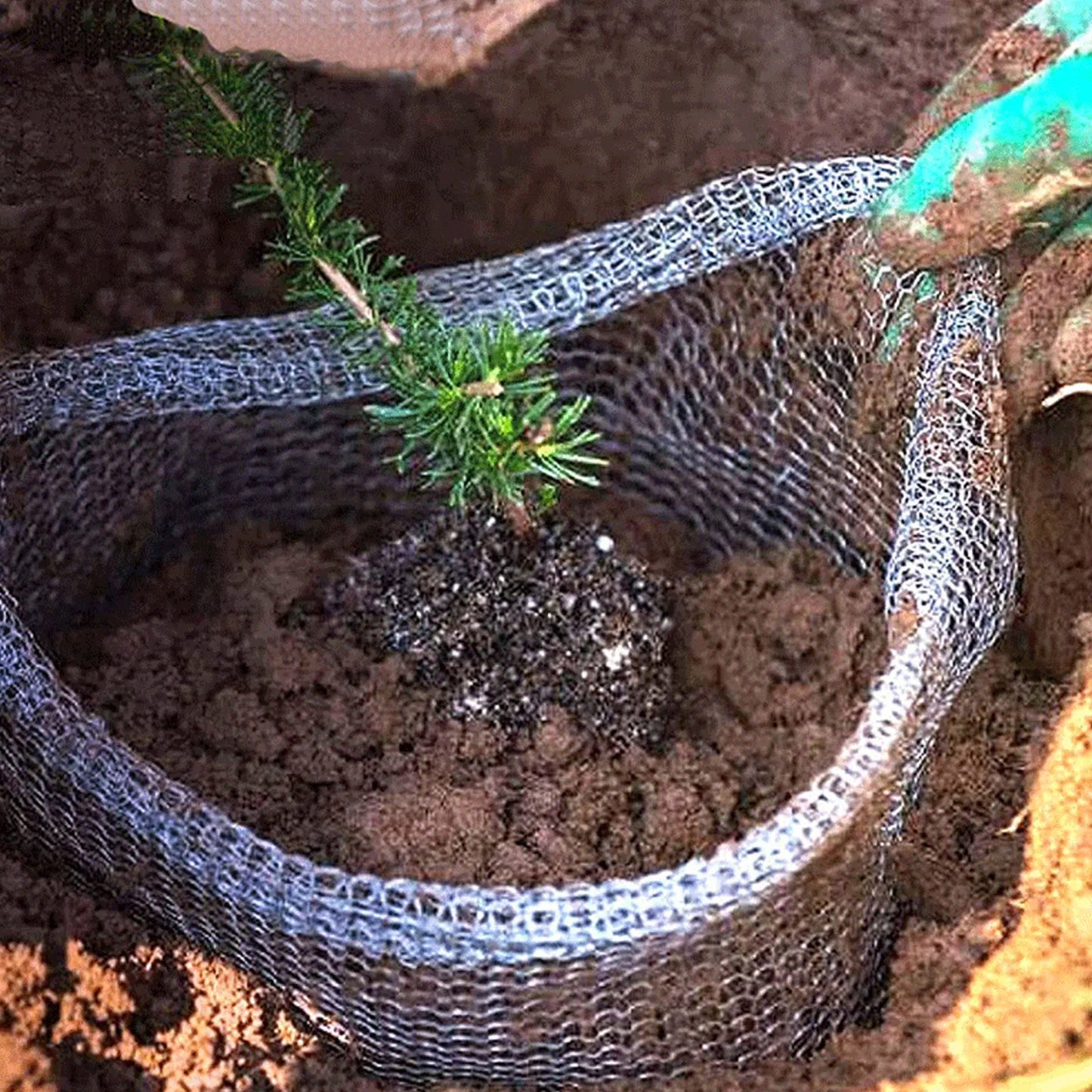 ZK20 Plant Root Guard Gopher Proof Wire Basket Mole Vole Mesh Wire Basket Underground Stainless Steel Wire Mesh Bag for Plants